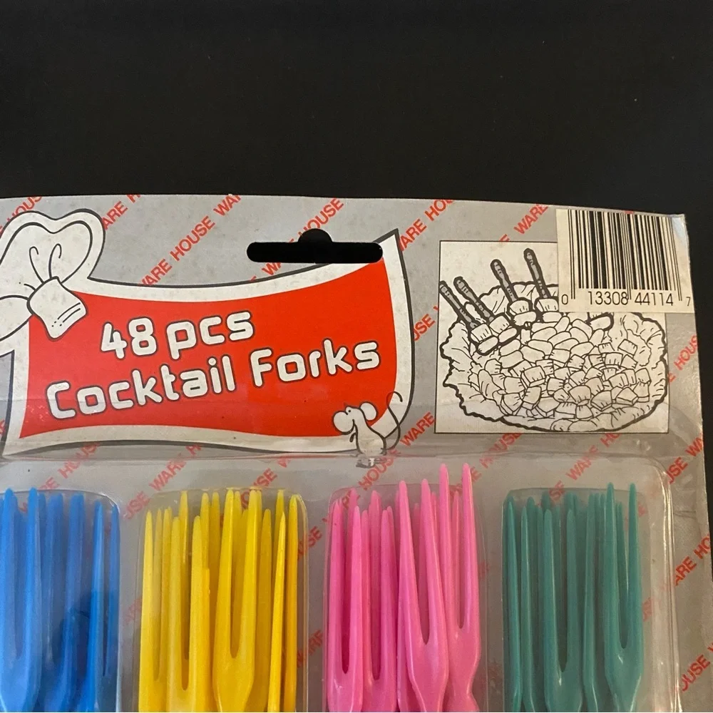 Vintage‎ 48 Piece Set of Cocktail Forks Unused in Original Packaging